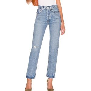 AGOLDE 90s pinch waist jeans.